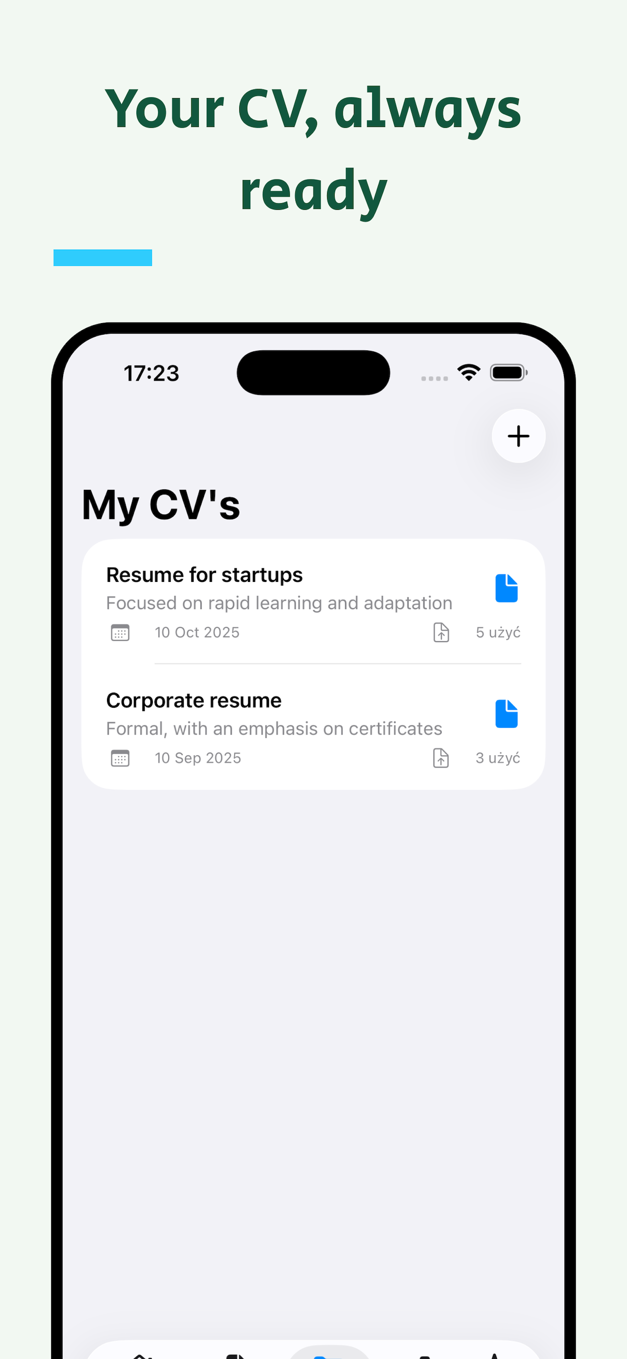 CV Tracker - Career Assistant