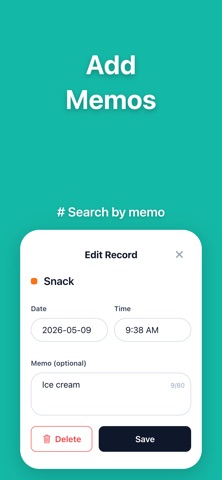 TapDiary - Time Log & Counter Screenshot 9 of 10