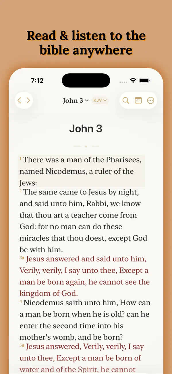 #4. Bible Plus: Pray, Study & Read (iOS) Ved: Ephraim Belachew