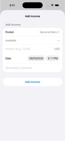 Where is my money - WIMM screenshot