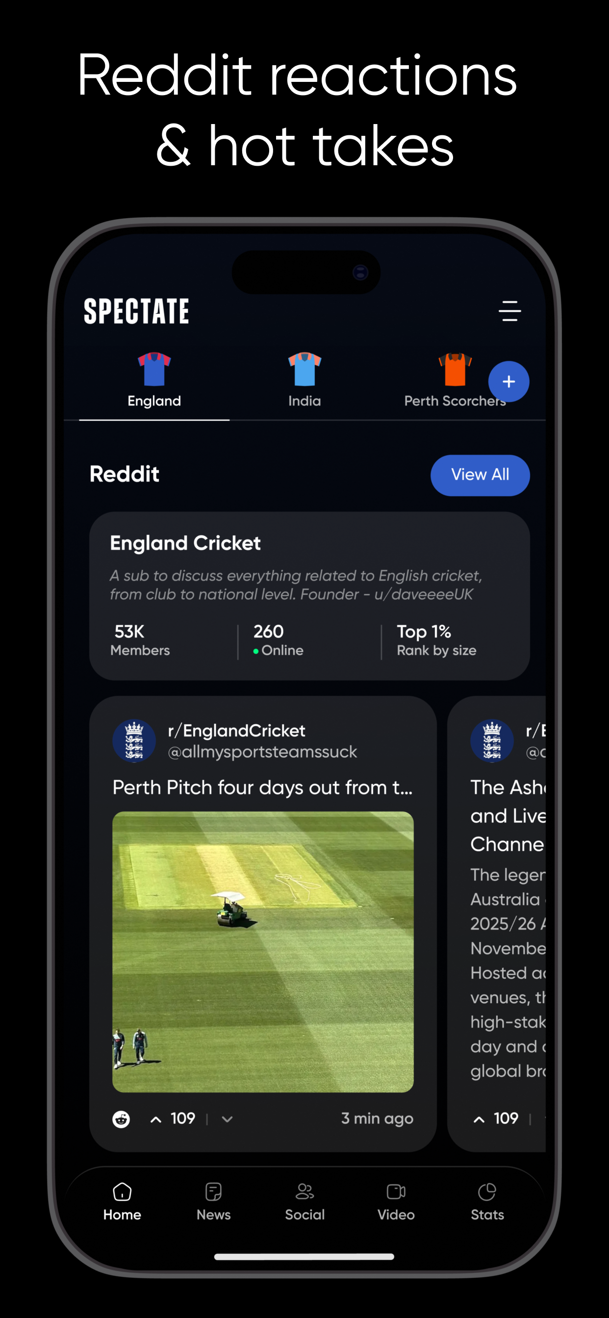 Spectate Sports: Cricket Live screenshot 8