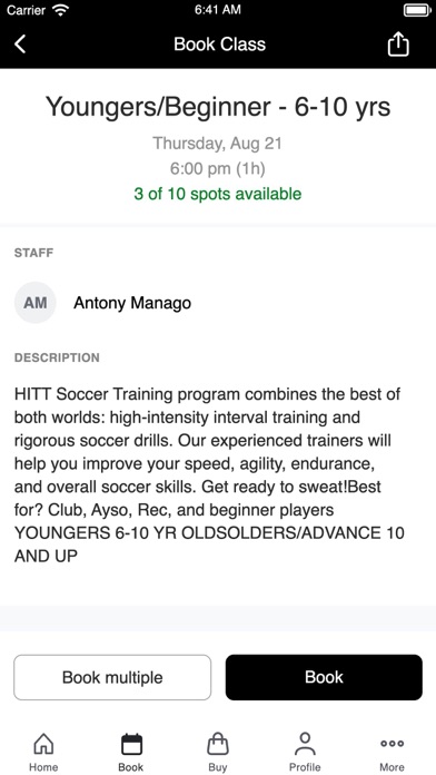 Next Level Soccer Training Screenshot 3 of 3