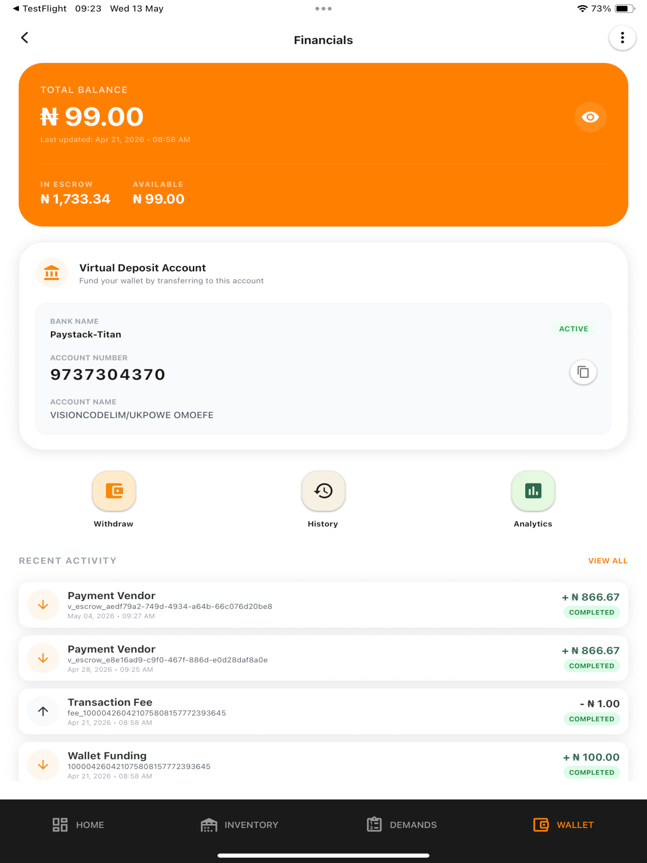 ConfamGo Vendor screenshot 10