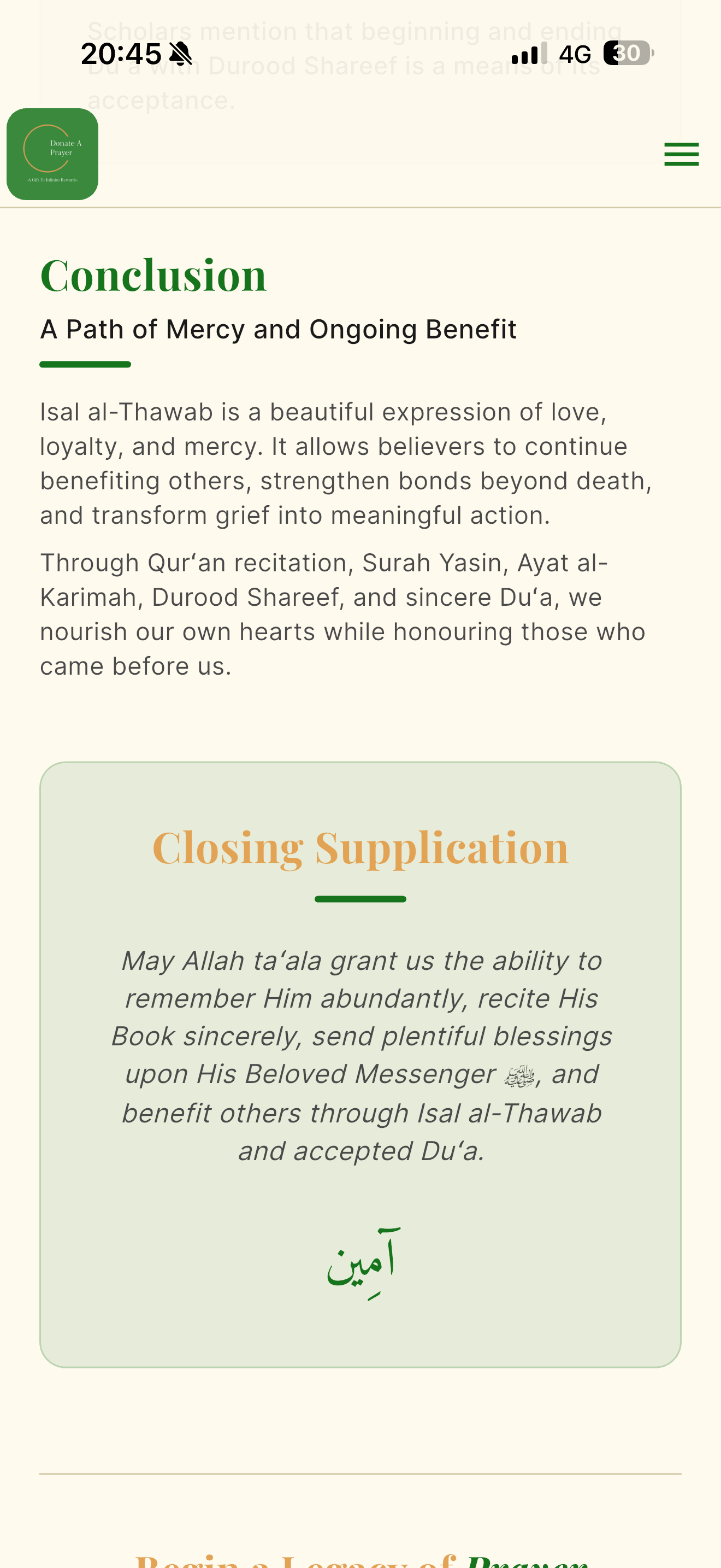 DONATE A PRAYER screenshot 10