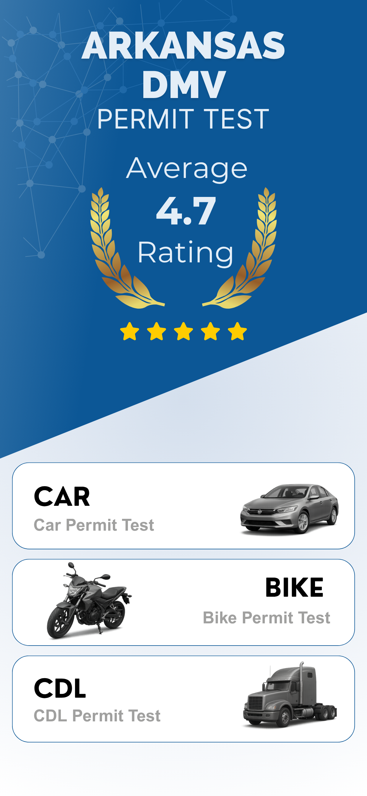 Arkansas DMV Permit Practice