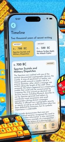 TownCipher: Decoder Area iPhone screenshot 7