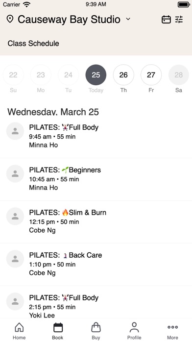 Screenshot #2 pour Yoga Senses & Pilates