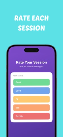 TrainingMood - Rate Workouts screenshot