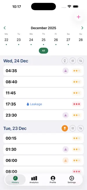 BladderCare: Bladder Diary screenshot 1