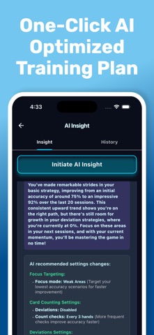 Blackjack AI Pro Training Screenshot 3 of 9