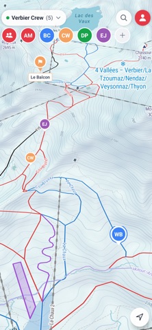 Skimapp - Find Friends Skiing screenshot