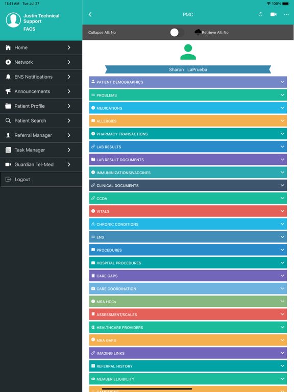 Guardian For Providers iPad screenshot 4 - Medical app