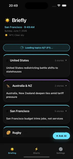 Briefly - AI News screenshot 1