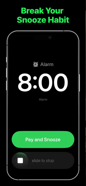 Unsnooze – Paid Snooze Alarm screenshot 1