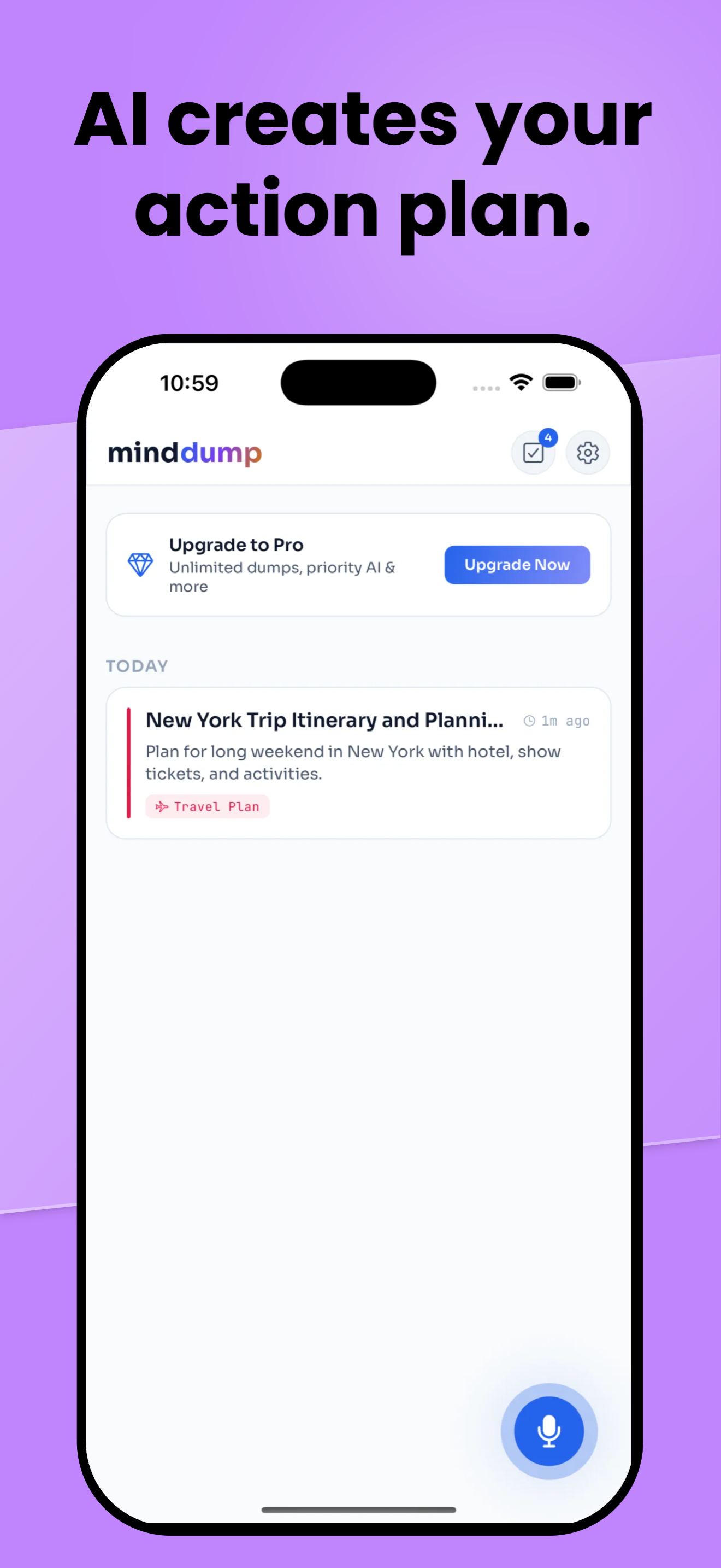 MindDump: Voice Notes
