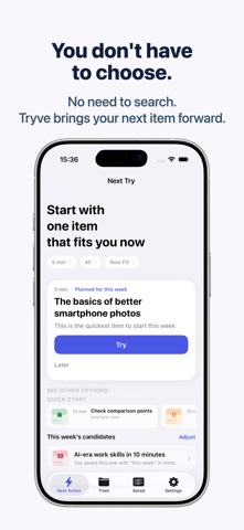Tryve - Bookmarks into Action Screenshot 2 of 6