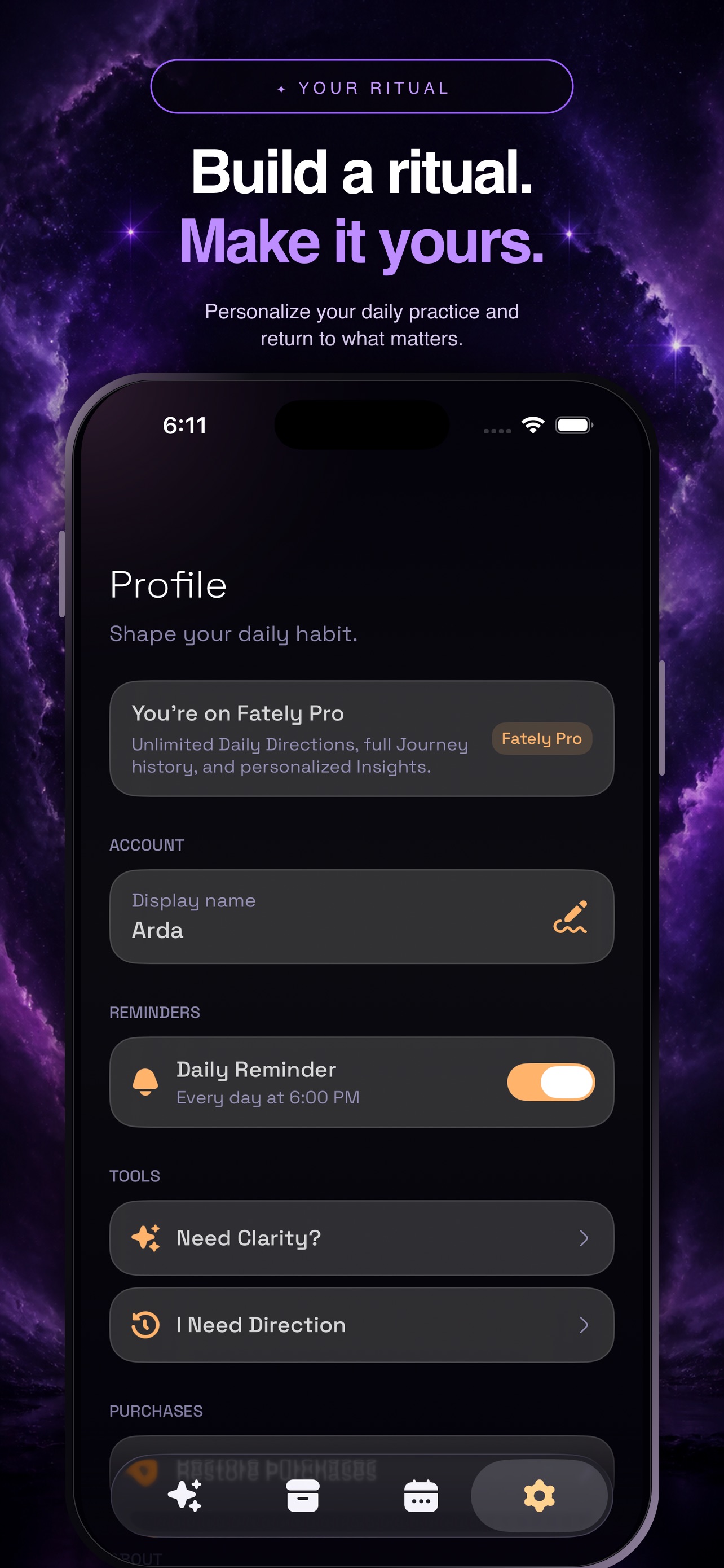 Screenshot 5 of Fately: Daily Reflection