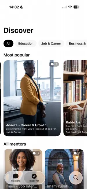 Mentors · screenshot 2