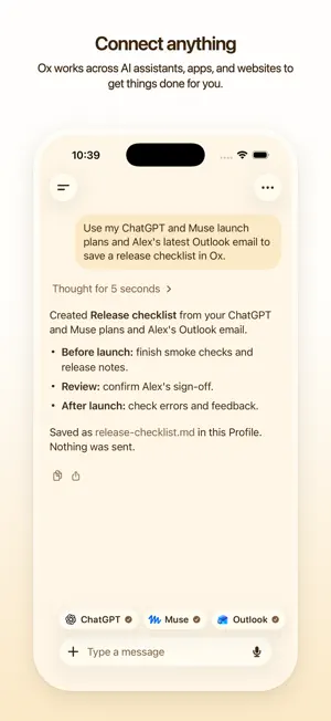 Ox - Local Agent screenshot 1