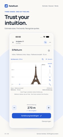 RateRush: Guess & Discover screenshot 1