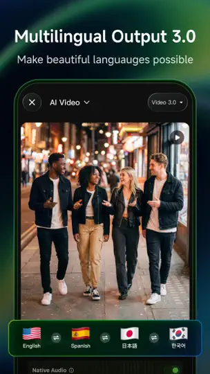 Captura de pantalla de Kling AI: AI Image&Video Maker en iPhone 5