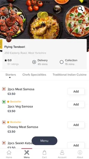 Flying Tandoori Online screenshot 2