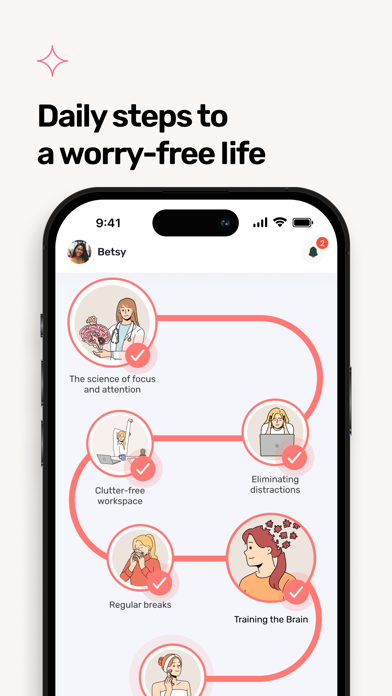 Mindway: Stop Overthinking iPhone screenshot 3 - Productivity app