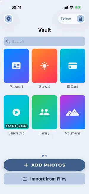 Vault: Hide Photos & Files screenshot 1