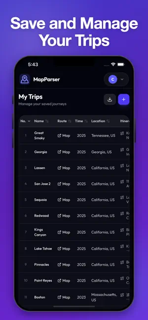 Map Parser: Route Export screenshot 3