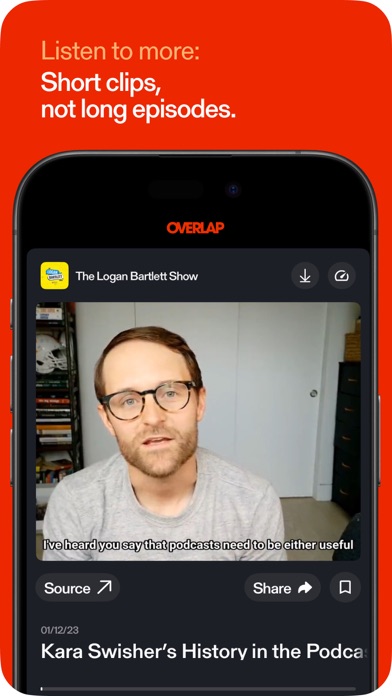 Overlap: Explore Conversations Screenshot