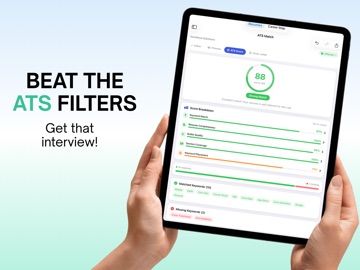 AI Resume Builder: Sealed iPad screenshot