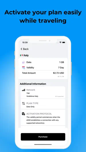 Plex: eSIM Travel & Internet screenshot 3