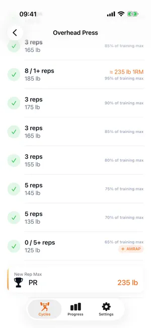 nSuns 5/3/1 screenshot 2