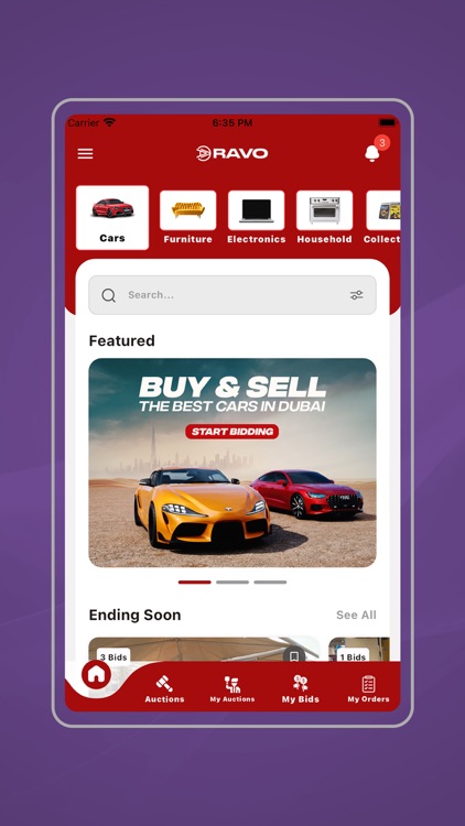 RAVO: UAE Car Auctions