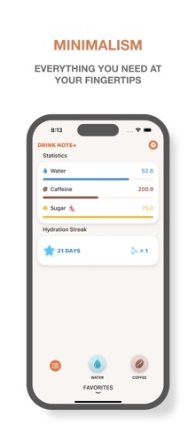 Drink Note – Water Tracker Screenshot 1 of 9