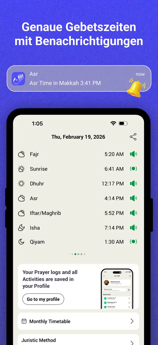 Athan: Ramadan 2026 in Deutsch Screenshot 2
