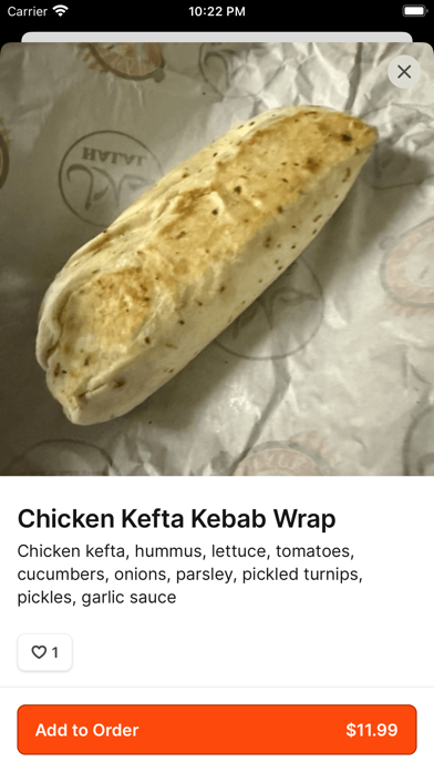 Shawarma Shack To Go iPhone screenshot 4 - Food & Drink app