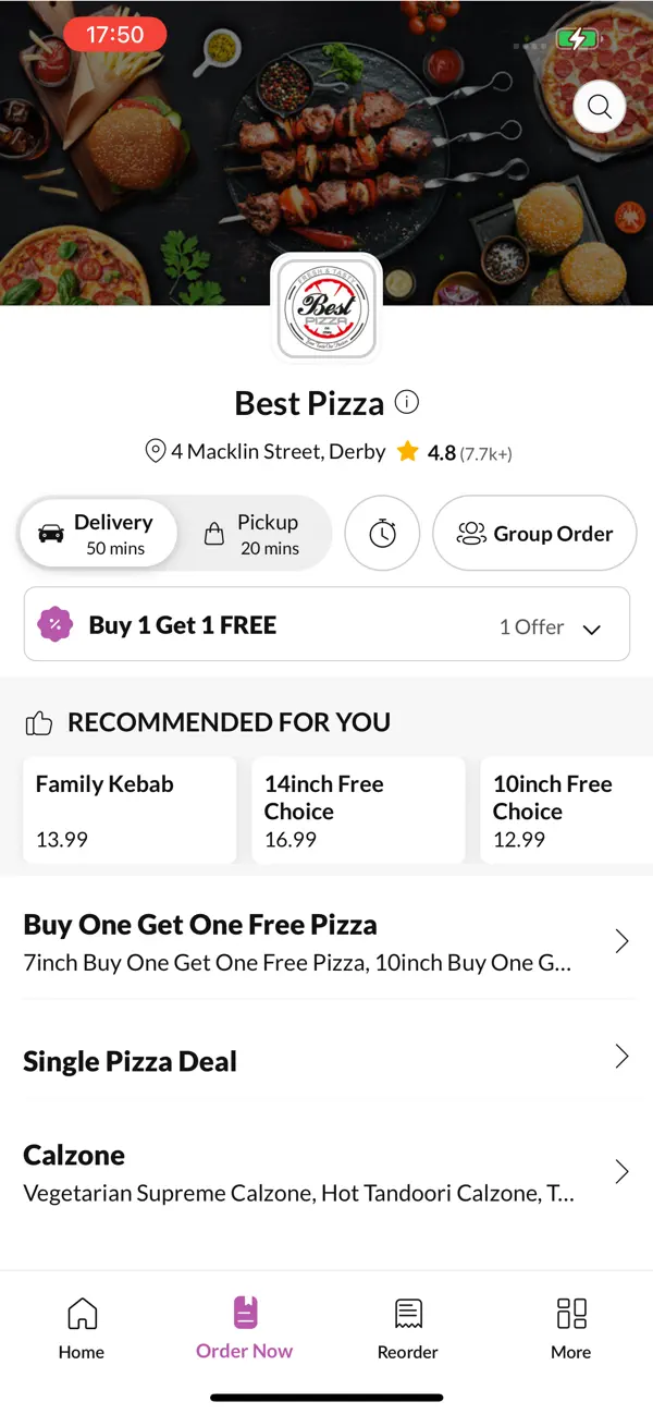 Screenshot #3 pour Best Pizza Derby.