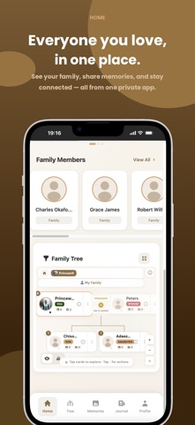 FamilyClan: Family Legacy App iPhone screenshot