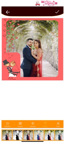 Wedding SnapSquare - LoveLens iPhone screenshot
