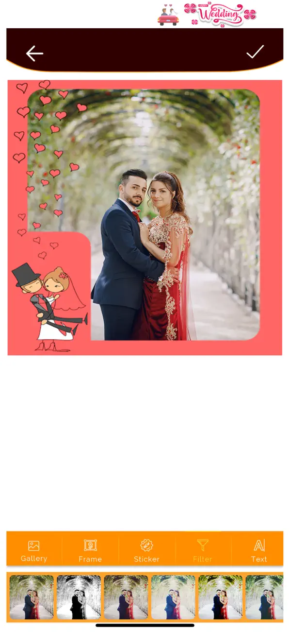 Screenshot #2 pour Wedding SnapSquare - LoveLens
