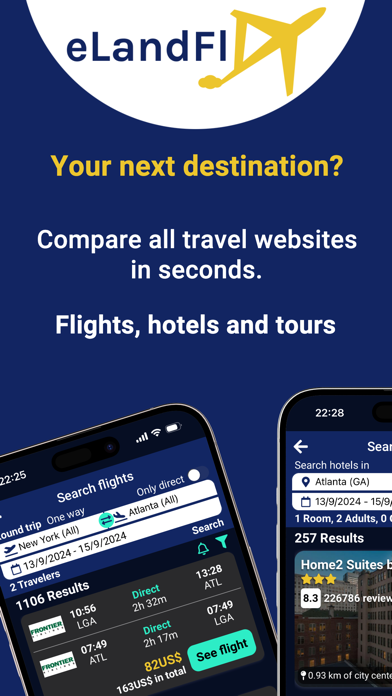 eLandFly - Travel deals Screenshot