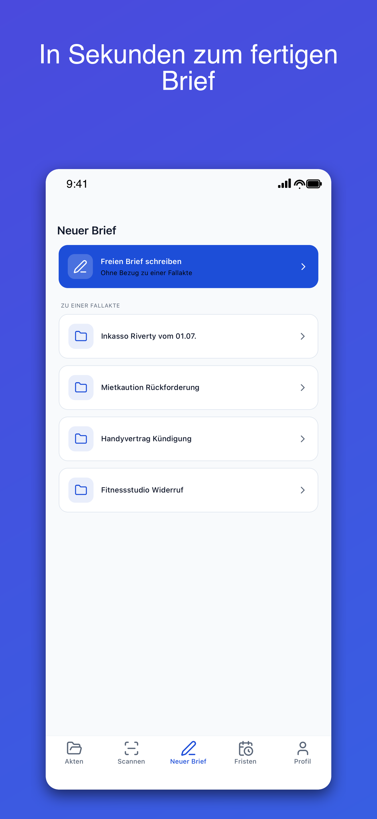 Briefdiener screenshot 6