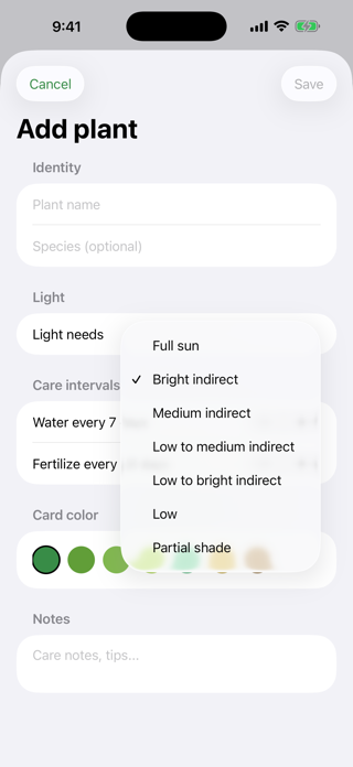 PlantNote Care Screenshot 3 of 3