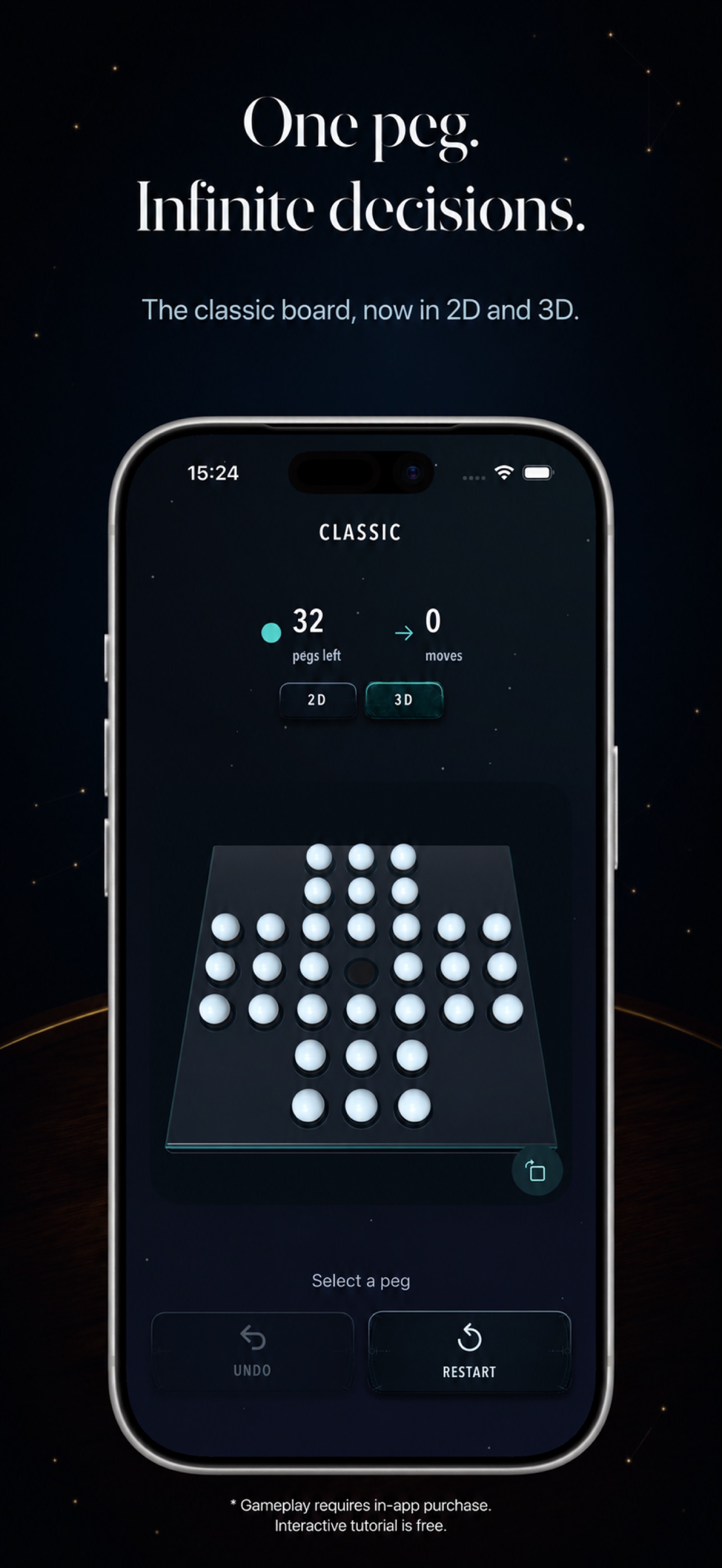 Screenshot 1 of Pegstellation: Solo Test