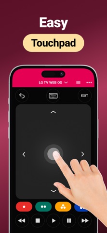 Remote for LG Smart TV+ iPhone screenshot