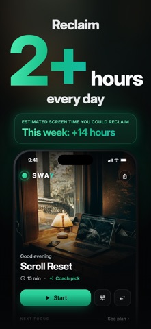 Sway: Screen Time & AI Focus Screenshot 1 of 7