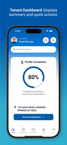 Tenancy Application screenshot