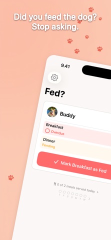 Fed? Pet Feeding Tracker & Log Screenshot 1 of 8