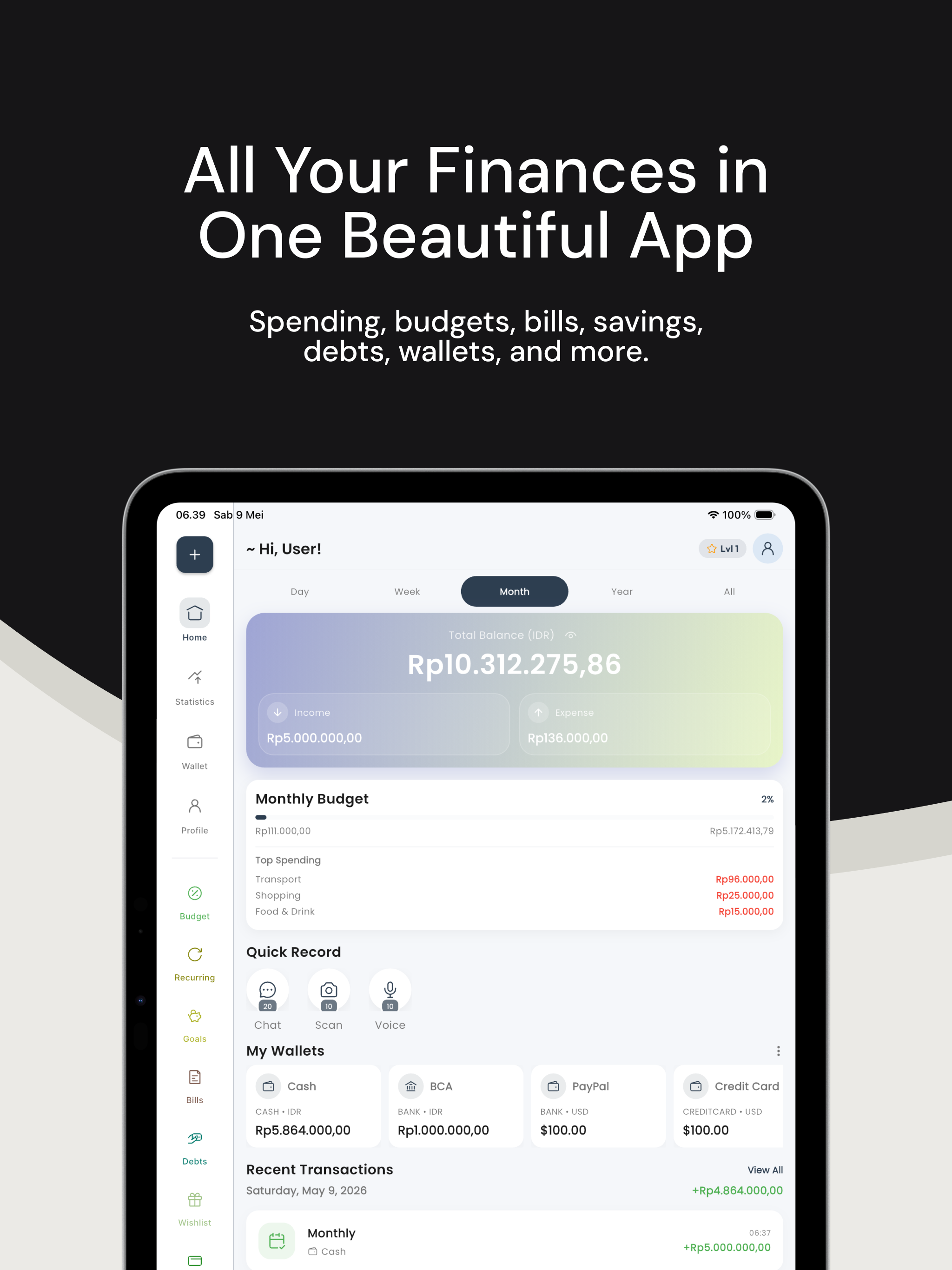 Ollo - Budget & Money Manager